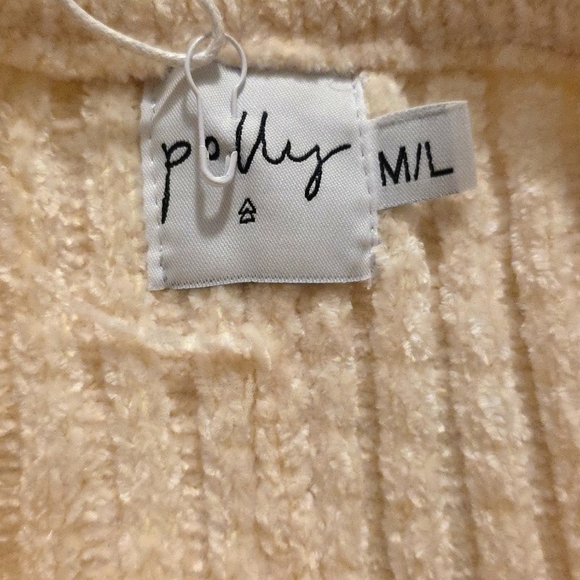 Princess Polly Sarah Pants Beige Ribbed Knit Joggers- Size Med/Large -NWT 👑 - Picture 6 of 6